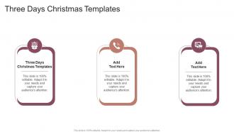 Three Days Christmas Templates In Powerpoint And Google Slides Cpb