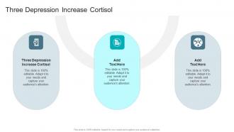 Three Depression Increase Cortisol In Powerpoint And Google Slides Cpb