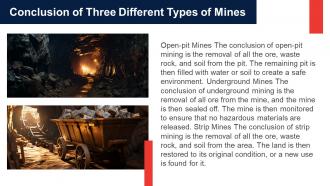 Three Different Types Mines Powerpoint Presentation And Google Slides ICP Unique Analytical