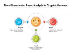 Three dimension for project analysis for target achievement