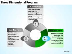 Three dimensional program powerpoint templates graphics slides 0712