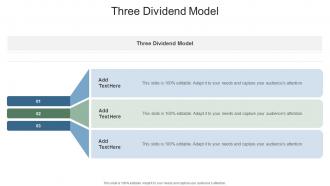 Three Dividend Model In Powerpoint And Google Slides Cpb