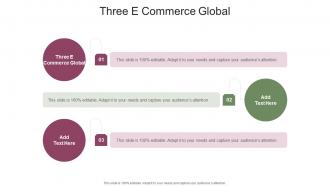 Three E Commerce Global In Powerpoint And Google Slides Cpb