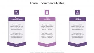 Three Ecommerce Rates In Powerpoint And Google Slides Cpb