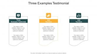 Three Examples Testimonial In Powerpoint And Google Slides Cpb