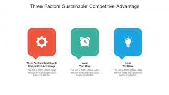 Three factors sustainable competitive advantage ppt powerpoint presentation infographic template summary cpb