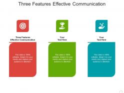 Three features effective communication ppt powerpoint presentation styles show cpb