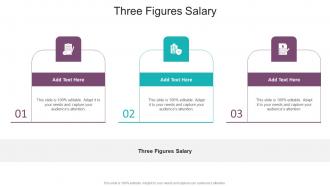 Three Figures Salary In Powerpoint And Google Slides Cpb