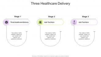 Three Healthcare Delivery In Powerpoint And Google Slides Cpb