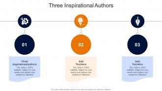 Three Inspirational Authors In Powerpoint And Google Slides Cpb