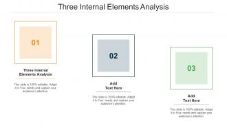 Three Internal Elements Analysis Ppt Powerpoint Presentation Template Slides Cpb