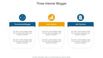 Three Internet Blogger In Powerpoint And Google Slides Cpb