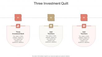 Three Investment Quilt In Powerpoint And Google Slides Cpb