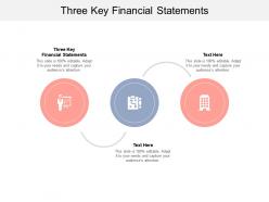 Three key financial statements ppt powerpoint presentation professional layout cpb