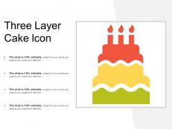 Three Layer Cake Icon