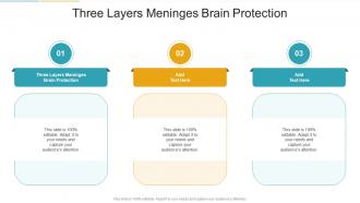 Three Layers Meninges Brain Protection In Powerpoint And Google Slides Cpb