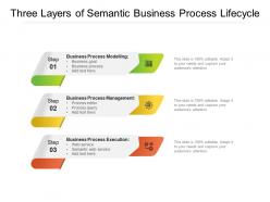 Three Layers Of Semantic Business Process Lifecycle
