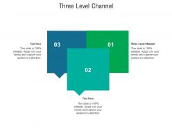 Three level channel ppt powerpoint presentation portfolio icons cpb