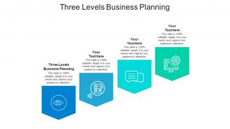 Three levels business planning ppt powerpoint presentation model backgrounds cpb