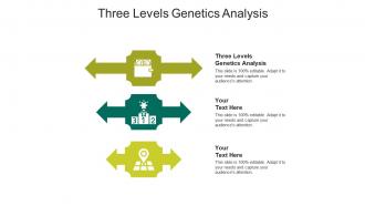 Three levels genetics analysis ppt powerpoint presentation slides designs download cpb