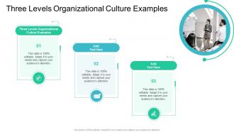 Three Levels Organizational Culture Examples In Powerpoint And Google Slides Cpb