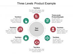 Three levels product example ppt powerpoint presentation model graphics tutorials cpb