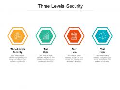 Three levels security ppt powerpoint presentation icon rules cpb