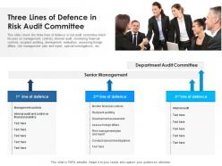 Three Lines Of Defence In Risk Audit Committee