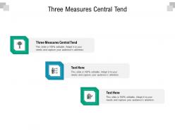 Three measures central tend ppt powerpoint presentation file outline cpb