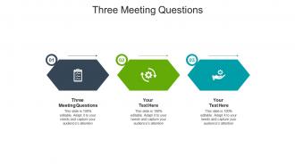 Three meeting questions ppt powerpoint presentation file formats cpb