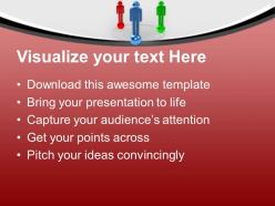 Three men forms social network communication powerpoint templates ppt themes and graphics 0213
