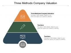 Three methods company valuation ppt powerpoint presentation outline gallery cpb