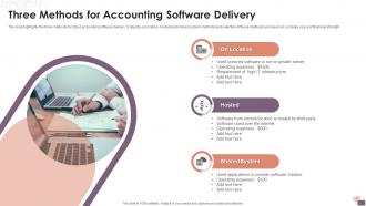 Three Methods For Accounting Software Delivery