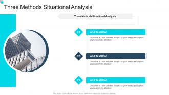Three Methods Situational Analysis In Powerpoint And Google Slides Cpb