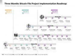 Three months bitcoin file project implementation roadmap