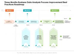 Three months business data analysis process improvement best practices roadmap