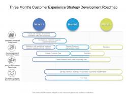 Three Months Customer Experience Strategy Development Roadmap