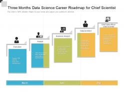Three months data science career roadmap for chief scientist