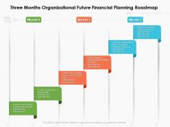 Three Months Organizational Future Financial Planning Roadmap