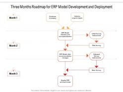 Three months roadmap for erp model development and deployment