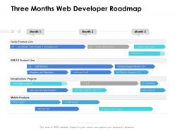 Three Months Web Developer Roadmap