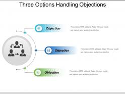 Three options handling objections