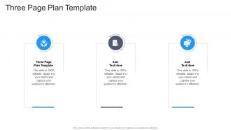 Three Page Plan Template In Powerpoint And Google Slides Cpb