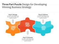 Three Part Puzzle Design For Developing Winning Business Strategy