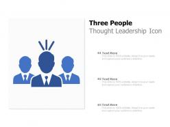 Three people thought leadership icon