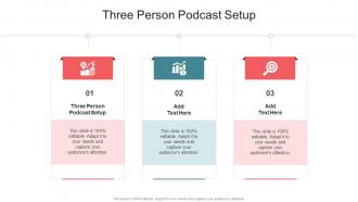 Three Person Podcast Setup In Powerpoint And Google Slides Cpb