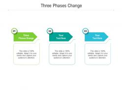 Three phases change ppt powerpoint presentation professional format ideas cpb
