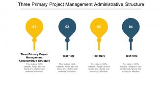 Three primary project management administrative structure ppt powerpoint presentation slide cpb