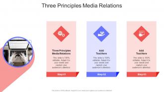 Three Principles Media Relations In Powerpoint And Google Slides Cpb
