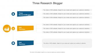 Three Research Blogger In Powerpoint And Google Slides Cpb